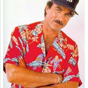 Vintage Paradise Found JungleBird Selleck MagnumPI